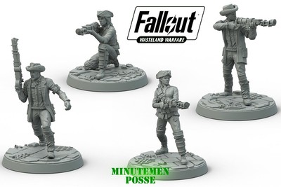 FALLOUT WW SURVIVORS MINUTEMEN POSSE MODIPHIUS BRETTSPIEL