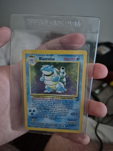 Pokemon Card Blastoise 2nd Edition 2/130 Holo NM