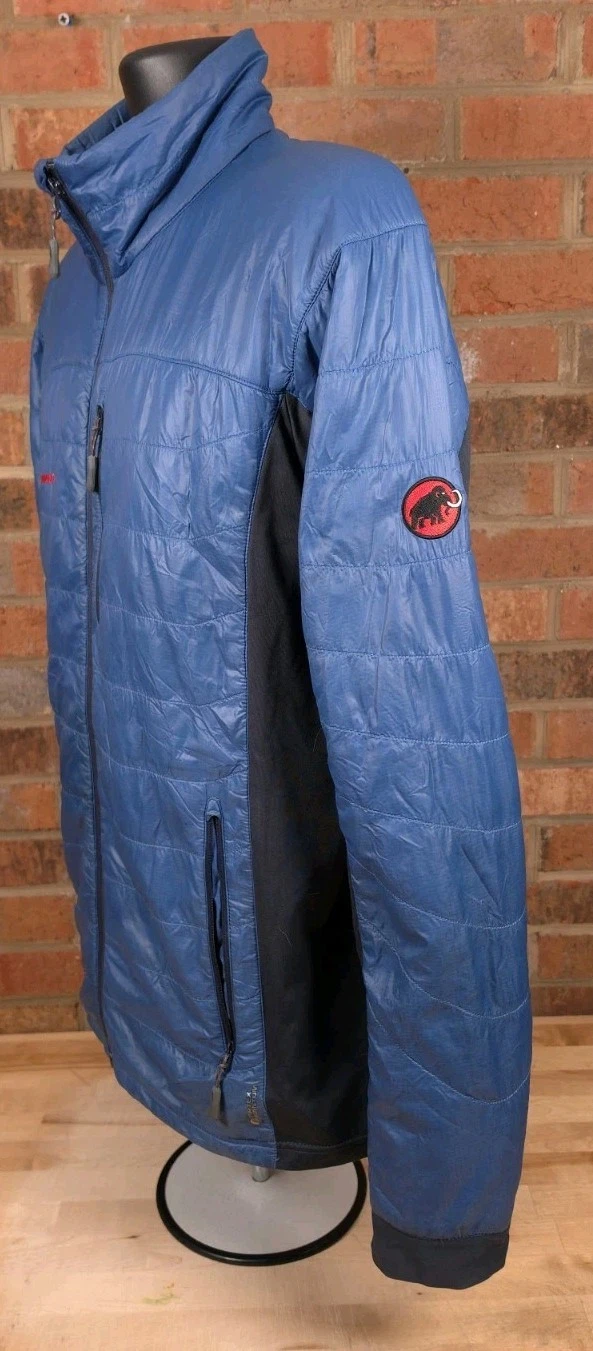 Mammut Jacket Mens Large Blue Insulated Polartec Alpha Ripstop Outdoor Hybrid - product detail image 3