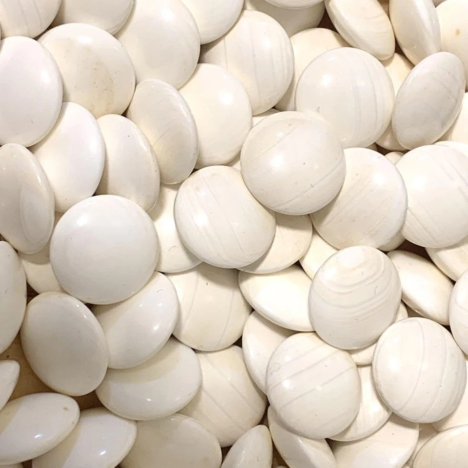 Hyuga Special Clam Go Stones Size 34, 33 Nachiguro Black 180, 181 Go Bowls IGO - Image 3 of 4