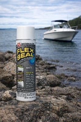 Flex Seal Liquid Rubber Sealant Coating Spray 14 oz, White