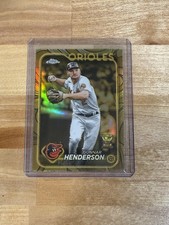 2024 Topps Gilded Collection Gunnar Henderson #76/99 Orioles