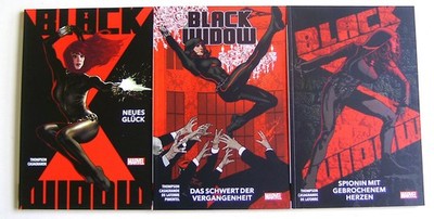 BLACK WIDOW - 1 2 3 komplett - Paperback PANINI 20121-2022 - Neues Glück usw