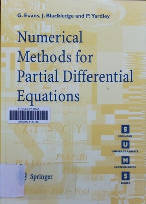 Numerical methods for partial differential equations G. Evans, J. Blackledge and