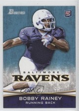 2012 Bowman Bobby Rainey (Right Hand Off Card) #163 Rookie RC h3a. rookie card picture