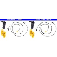 2X ATE ABS-SENSOR Raddrehzahl ABS-FÜHLER Hinten Passend FüR Volvo C70 S70 V70