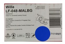 Pfister Willa 4 in. Centerset 2-Handle Bathroom Faucet Brushed Gold LF-048-MALBG