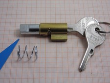 Lenkschloss MOTO GUZZI Oldtimer - NEIMAN Style flach 10 7,5mm - lock