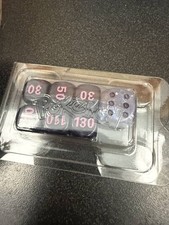 Pokemon TCG Damage Counter Dice Set Black Pink ETB Accessory