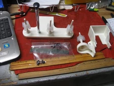 SINGER 14U34 14U34B SERGER  Sewing Machine 4 Thread Spool Rack Vintage