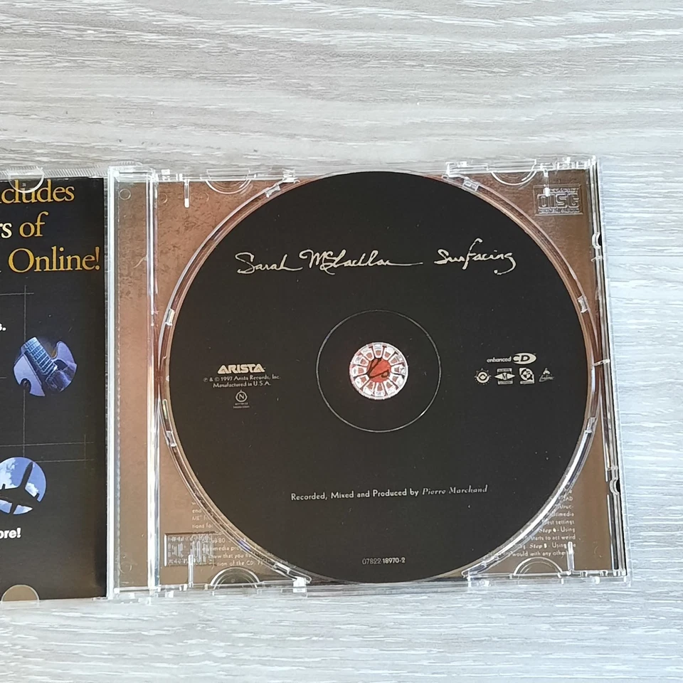Sarah McLachlan - Surfacing CD 1997 Enhanced Arista Pop Rock - Image 4 of 4