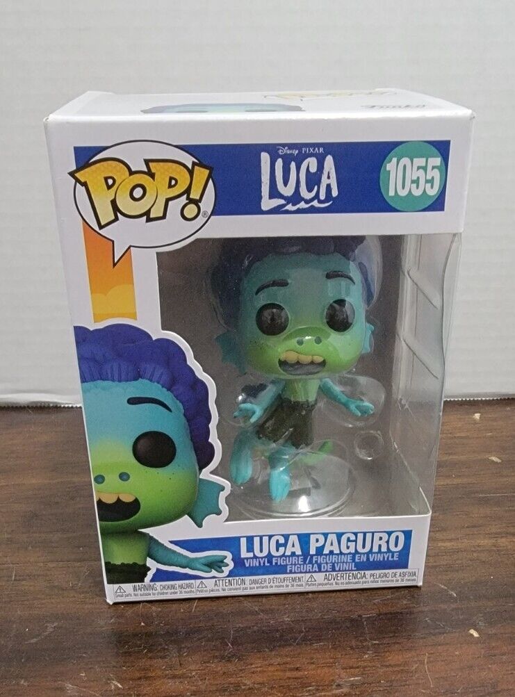 Funko Pop Disney Pixar Luca Paguro (Sea Monster) #1055 box damage Italy