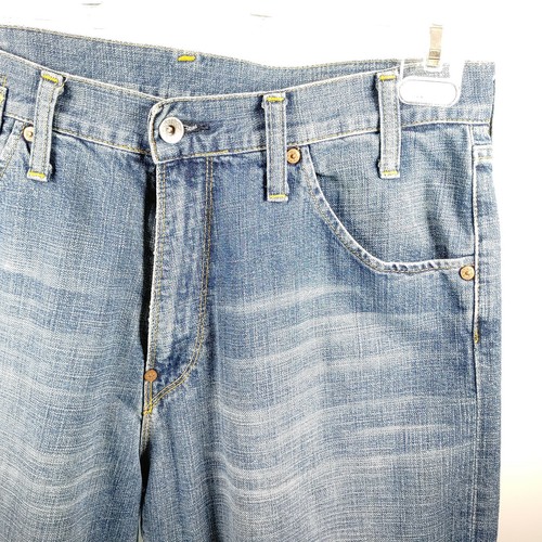 G-Star Shortcut Low Crotch 5625 W34 L29 blu uomo denim jeans pantaloni vita media - Foto 5 di 12