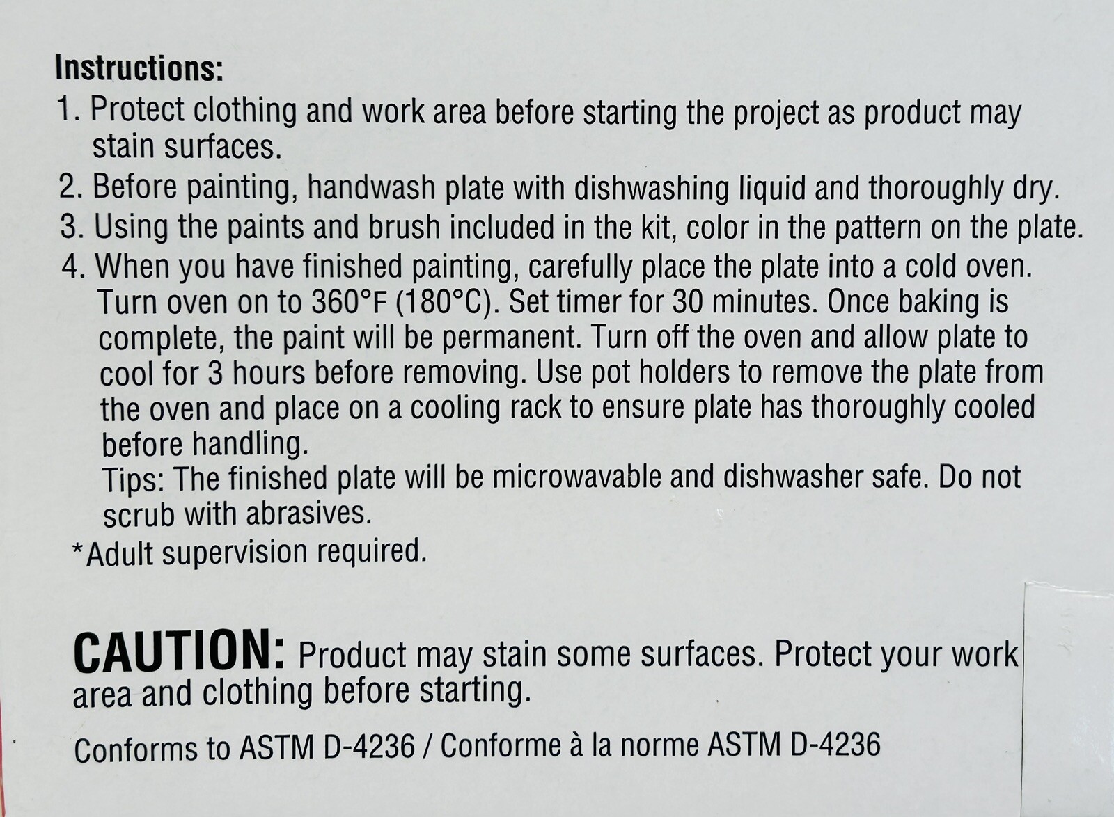 Creatology Cookies For Santa Plate Paint Your Own Kit Christmas Color ...