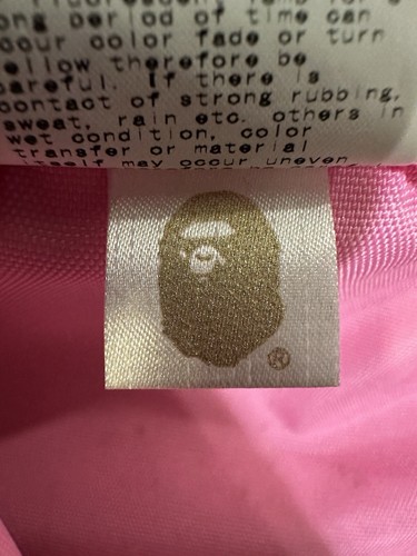 BAPE Taillentasche A Bathing Ape Familienpackung rosa/weiß gebraucht - Bild 13 von 14