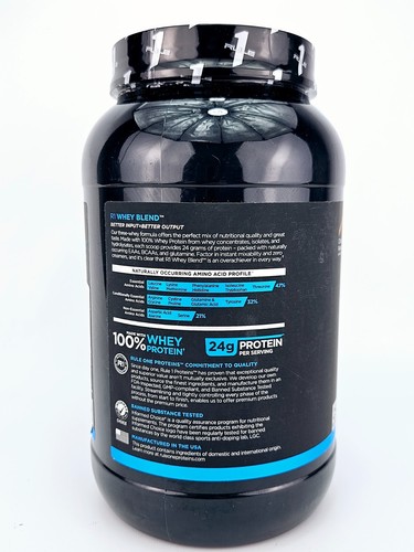 Rule 1 Whey Blend Protein Pre Workout Powder Chocolate Peanut Butter 2Lbs BB9/25 - Picture 5 of 6