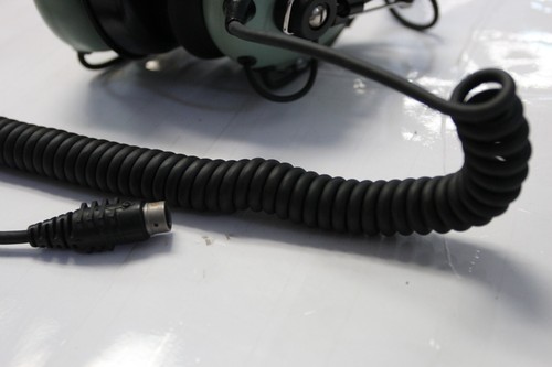 David Clark Headphones Dual Volume Control with Microphone H9930 40990G-01 MINT! - Picture 2 of 13