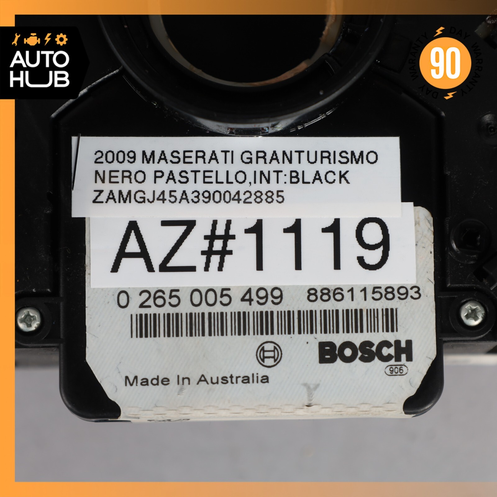 03-19 Maserati GranTurismo GranCabrio M145 Steering Column Switch 281701 OEM