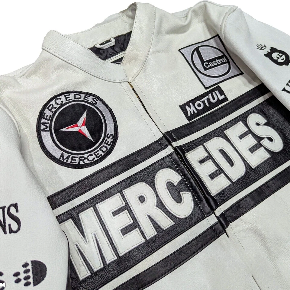 Mercedes Benz Automotriz Moda, Chaqueta F1, Motor Deporte Moda Carreras Chaqueta Foto 2 de 4