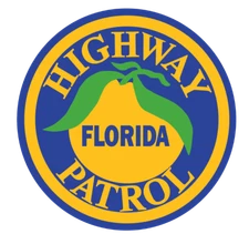 2 Inch Non-Reflective Florida Highway Patrol State Police Logo Sticker Decal