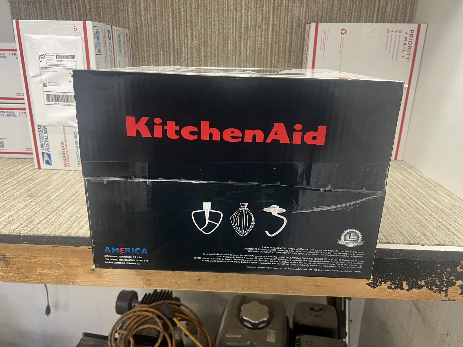 KitchenAid Classic TiltHead Stand Mixer 4.5 Qt Model K45SSOB Onyx