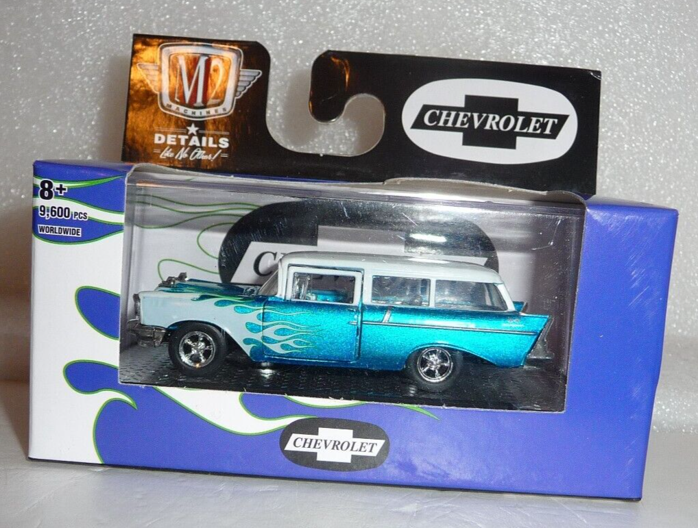 M2 Machines 1957 Chevrolet 150 Handyman Station Wagon 1:64 Diecast