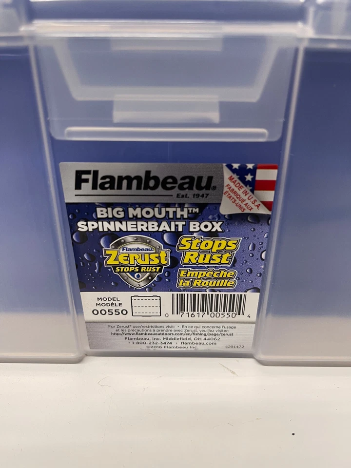 Flambeau Outdoors 00550 Large Big Mouth Spinnerbait Box - Image 2 of 3