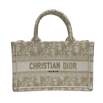 Christian Dior - bi様 Christian Dior Tote Shoulder Bag 50-Ma-0273 Ivory 310824 | eBay