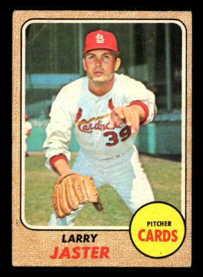1968 TOPPS OPC O PEE CHEE Baseball #117 Larry Jaster  VG-EX St. Louis Cardinals