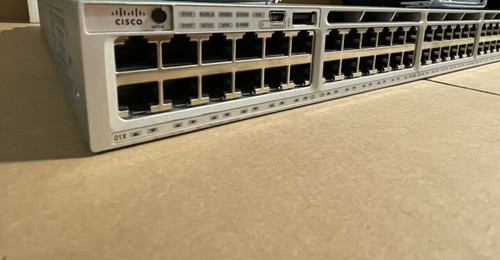 Cisco WS-C3850-48F-S 48 Port GbE PoE+ 3850 Switch 1x 1100WAC