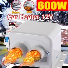 12V 600W Portable Electric Car Heater Heating Fan Defogger Defroster Demister