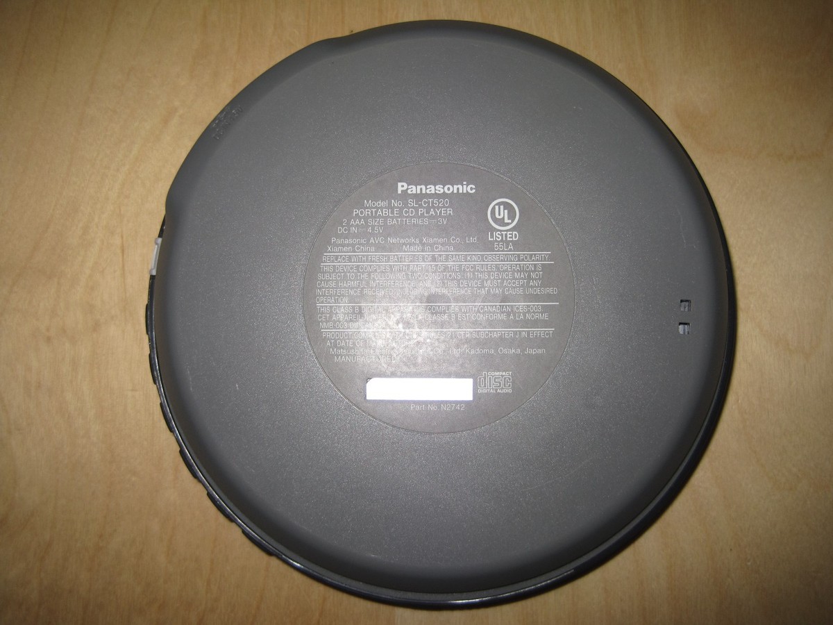 Panasonic SL-CT520 Portable CD Player MP3 | eBay