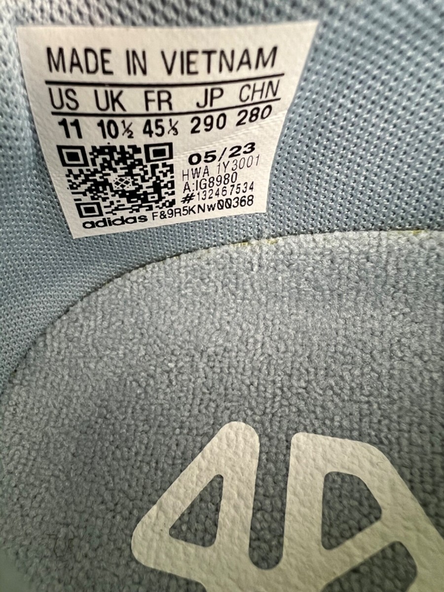 US 11 Adidas 4DFWD 3 Performance Trainers Grey Running Shoes