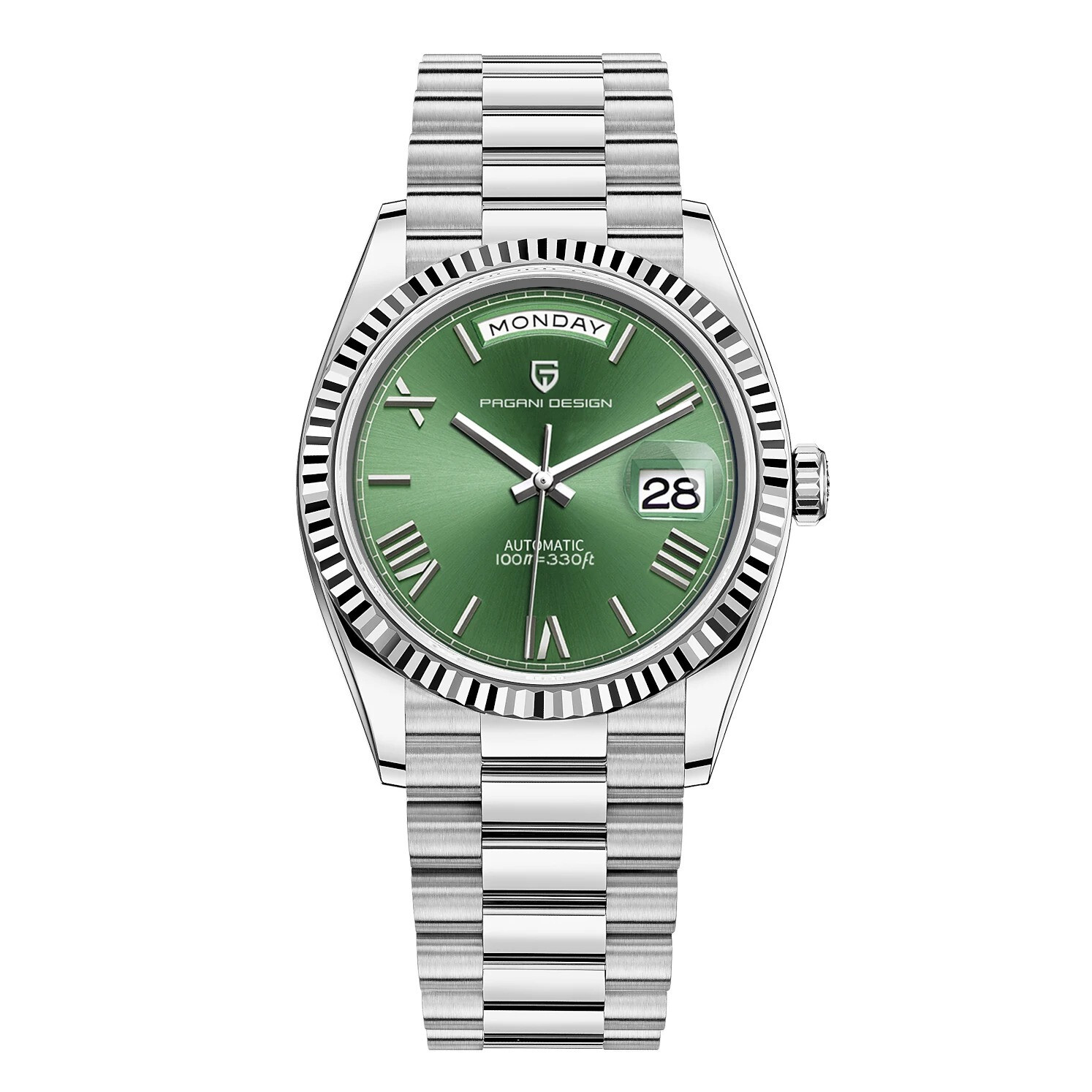 Montre hommes DD36 mécanique automatique ST16 étanche 10Bar verre saphir AR