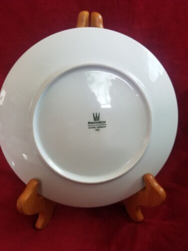4 Bareuther Waldsassen Bavaria Germany bird 8" plates gold trimmed. Cup - Picture 7 of 9