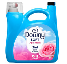 Downy Fabric Softener Liquid, April Fresh Scent, 140 fl oz, 190 Loads, HE Compat 0.13 per gallon
