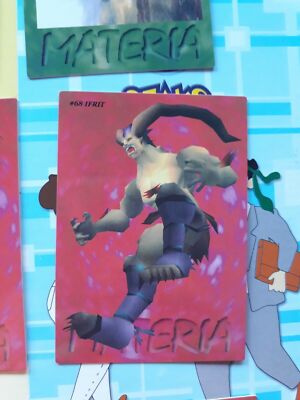 FINAL FANTASY vii carddass masters COLLECTIBLE CARD No. 68 | eBay