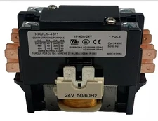 Contactor Single One 1 Pole 40 Amp 24Volts Air Conditioning Heat Pump XKJL1-40/1