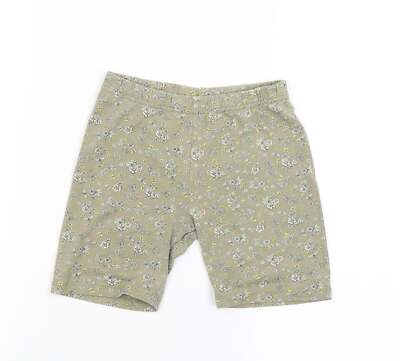 George Mädchen beige Baumwolle Boyfriend Shorts Größe 6-7 Jahre L10 in normal