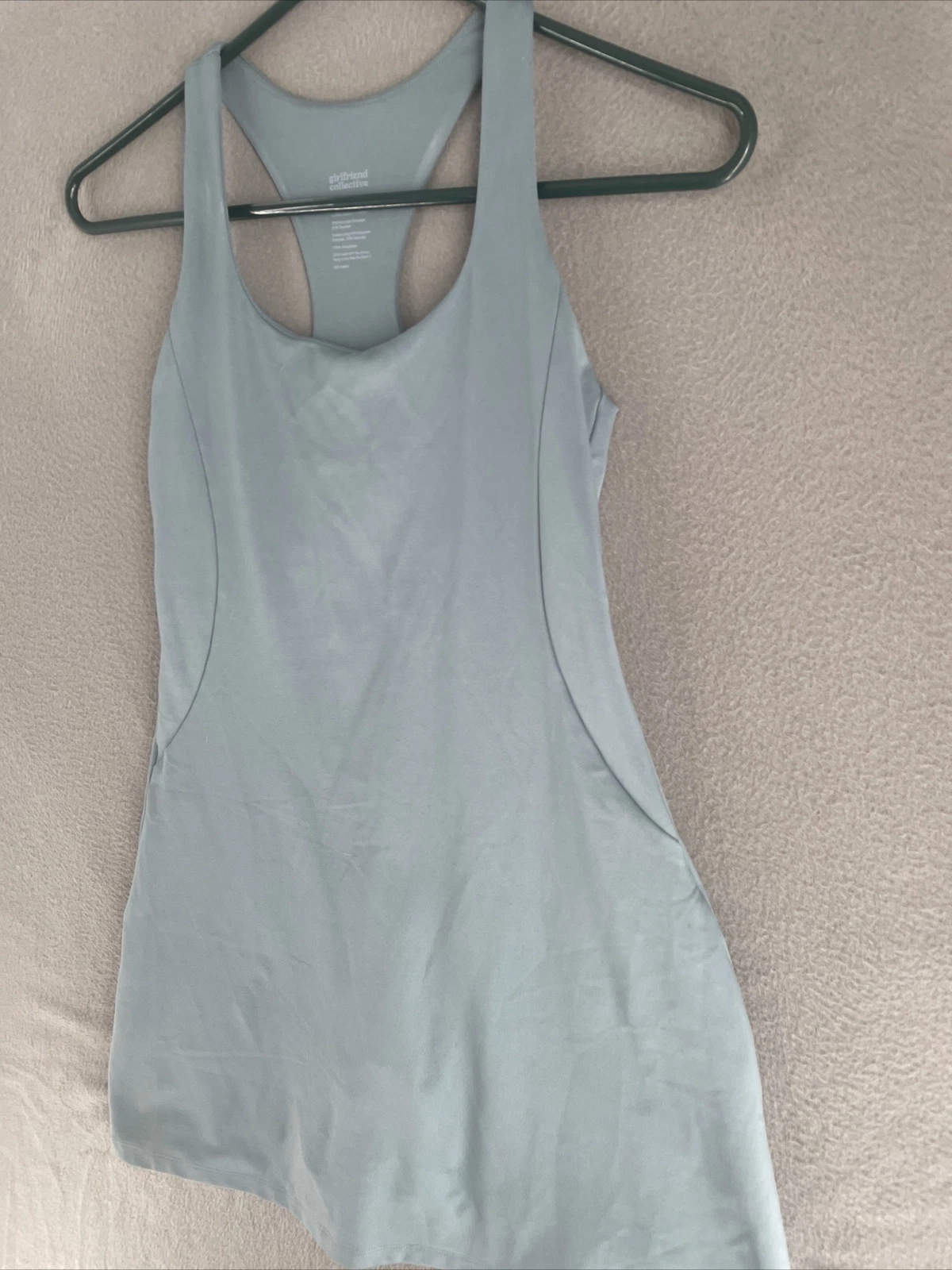 girlfriend-collective a-line active wear dress skort midi razorback 