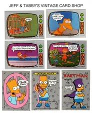 1990 TOPPS THE SIMPSONS CARDS & STICKERS /SEE DROP DOWN MENU FOR CARD U WILL GET