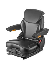 Forklift Seat Tractor Suspension Seat Fold Down  Adjustable Back & Headrest