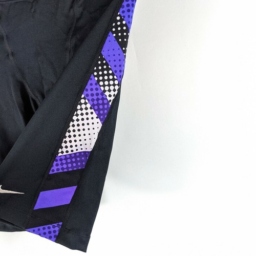 Kids 3 to 5 Year old Boy Swim Team Jammer Swimsuit Purple Polka Dot Size 22 Nike - Picture 4 of 7