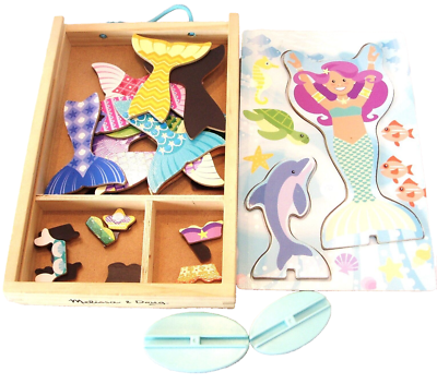 Mermaid Magnetic Dress-up Play Set - Melissa & Doug for sale online | eBay
