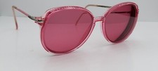 Vintage Universal Bill Blass 10 Pink Oval Sunglasses Japan FRAMES ONLY