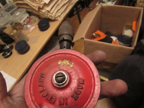 excellent england stanley chapman vintage hand drill multiplier tool - Picture 19 of 19