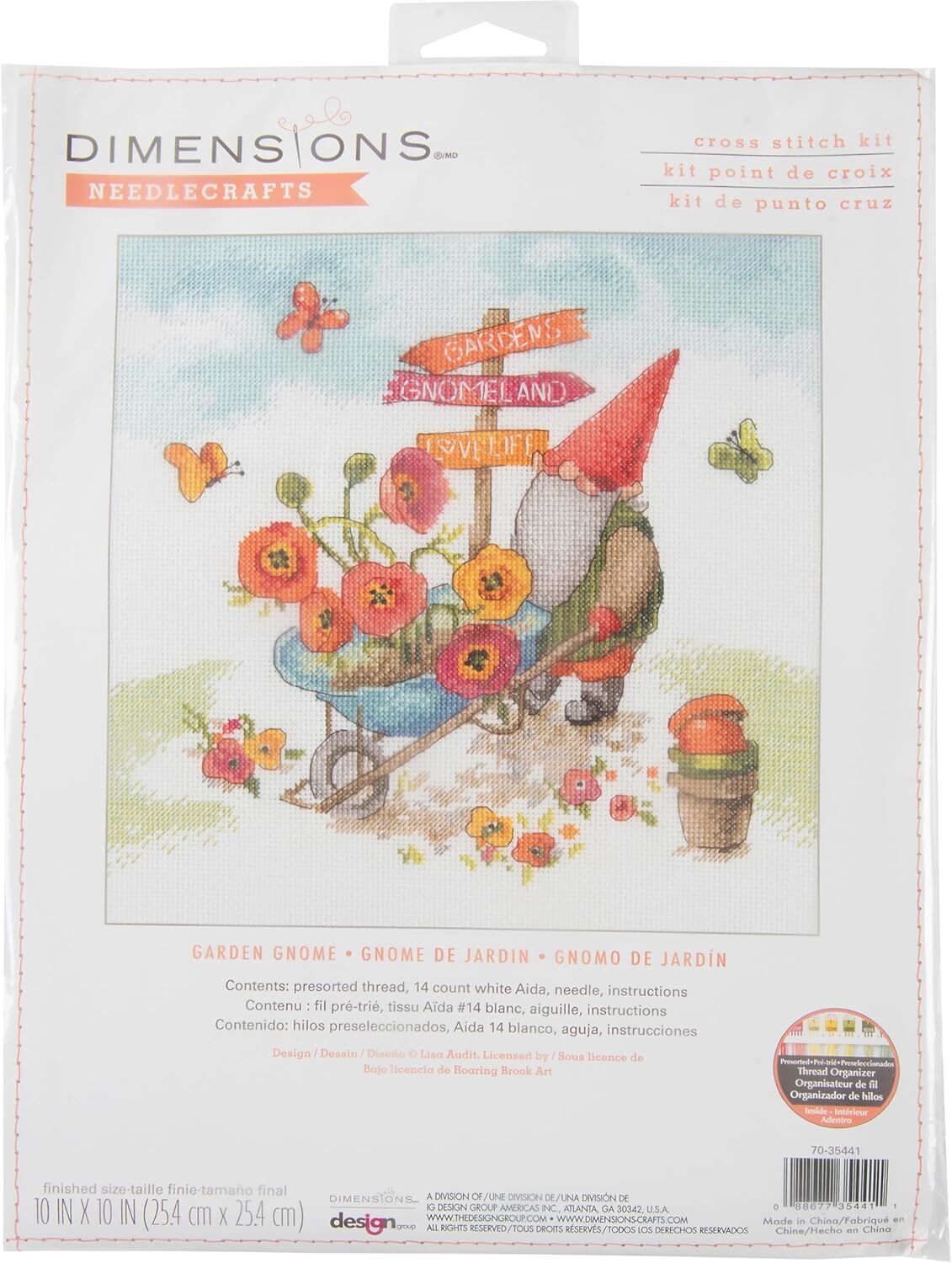 Dimensions Lemon Jar Counted Cross Stitch Kit, 14