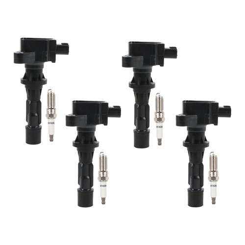 4pcs ignition coils+ 4pcs Iridium Spark Plugs for 2006-2013 Mazda 3 UF540+90083 - Imagen 12 de 13