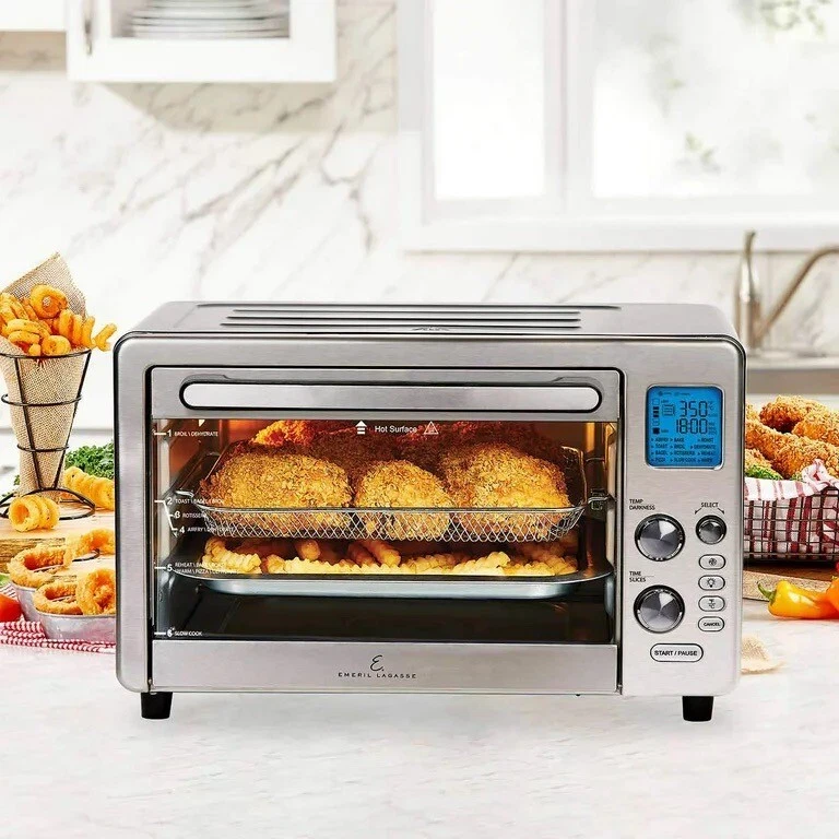 Emeril Lagasse EPAF 360 Air Fryer Oven Silver 752356827373 eBay