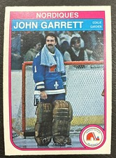 1982-83 O-Pee-Chee OPC Hockey - #283 John Garrett - Quebec Nordiques